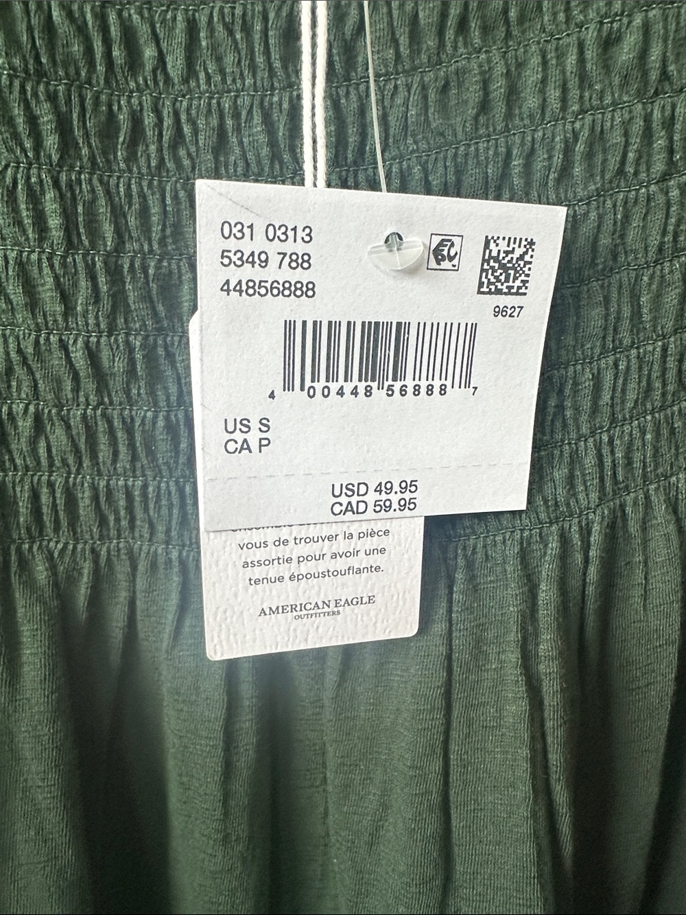 NWT American Eagle Sunchaser Convertible Maxi Skirt Dress Smocked - Picture 5 of 6
